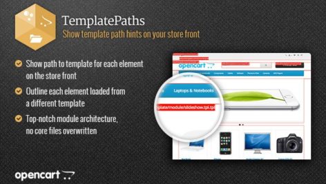 ماژول اپن کارت مشاهده الگو قالب